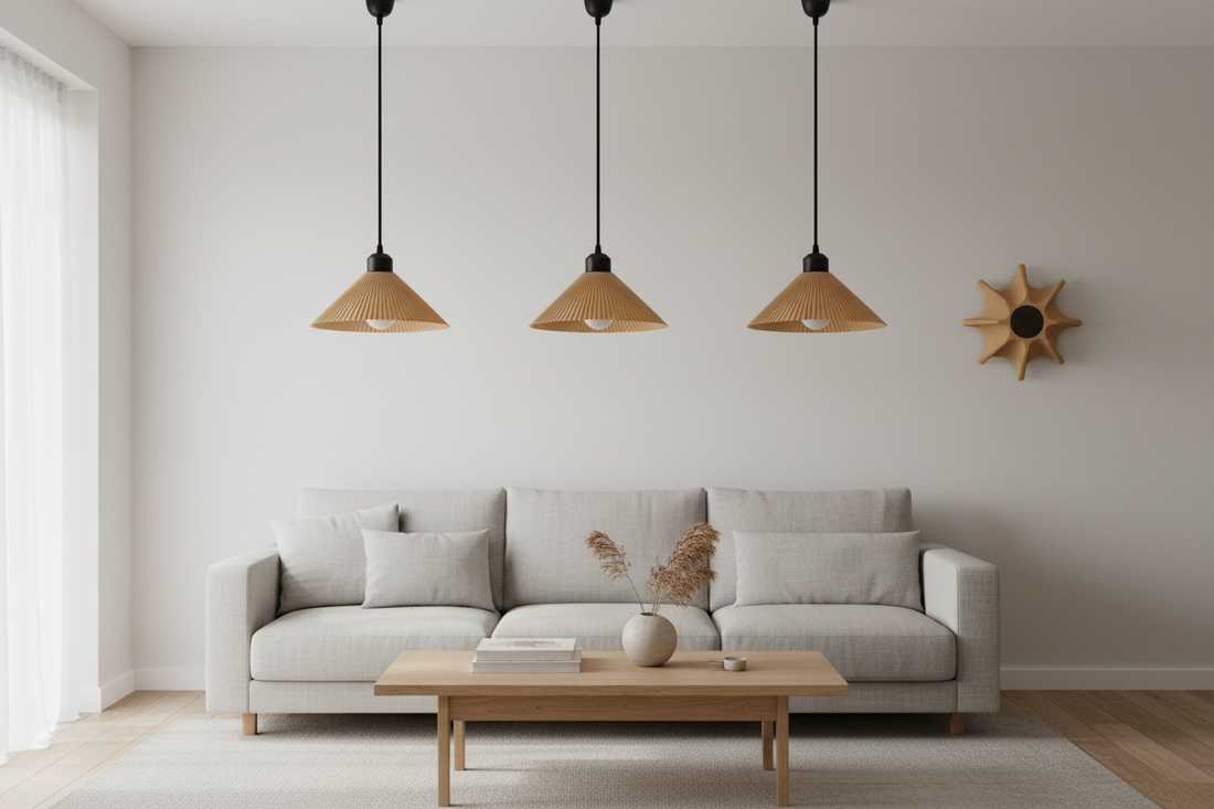 Cómo decorar un salón moderno con materiales naturales