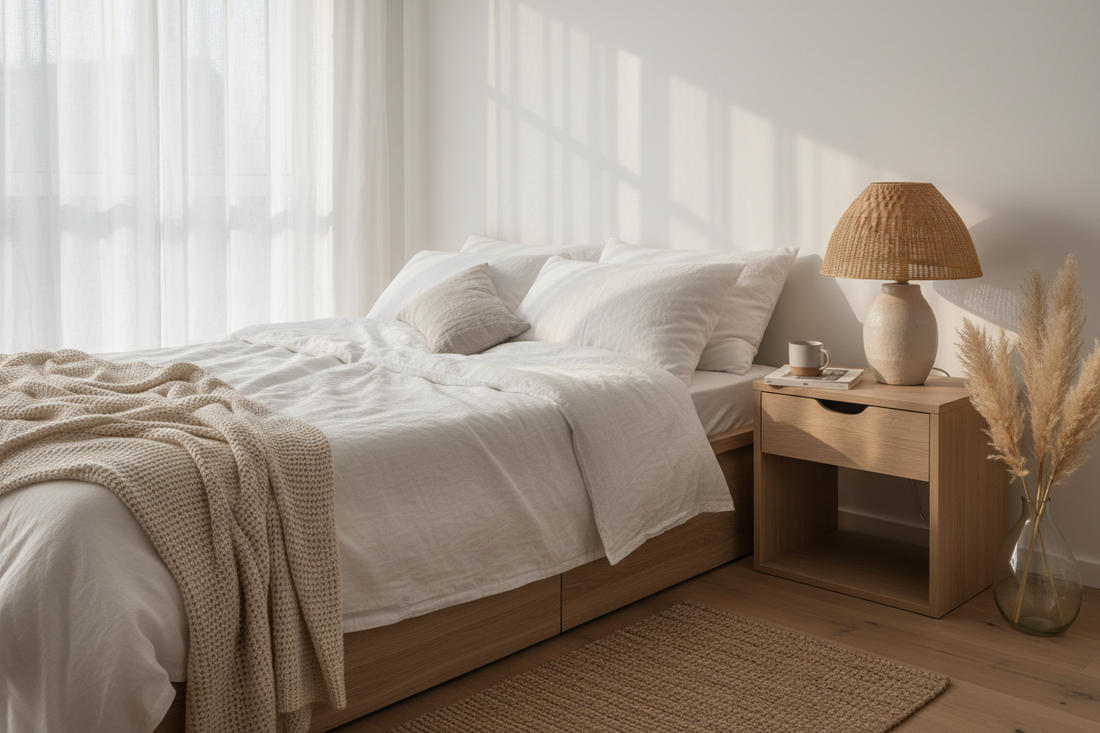Lámparas de ratán para dormitorio: tendencia y alternativas