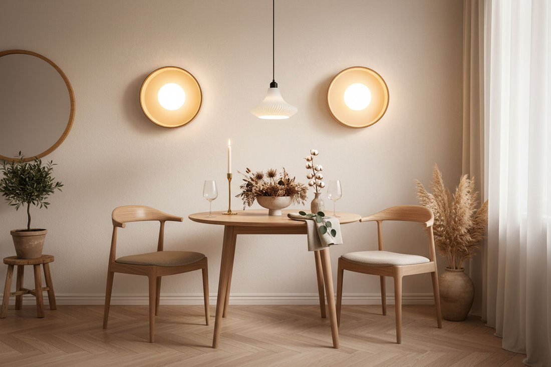 Cómo iluminar un comedor: capas de luz, altura y temperatura perfecta