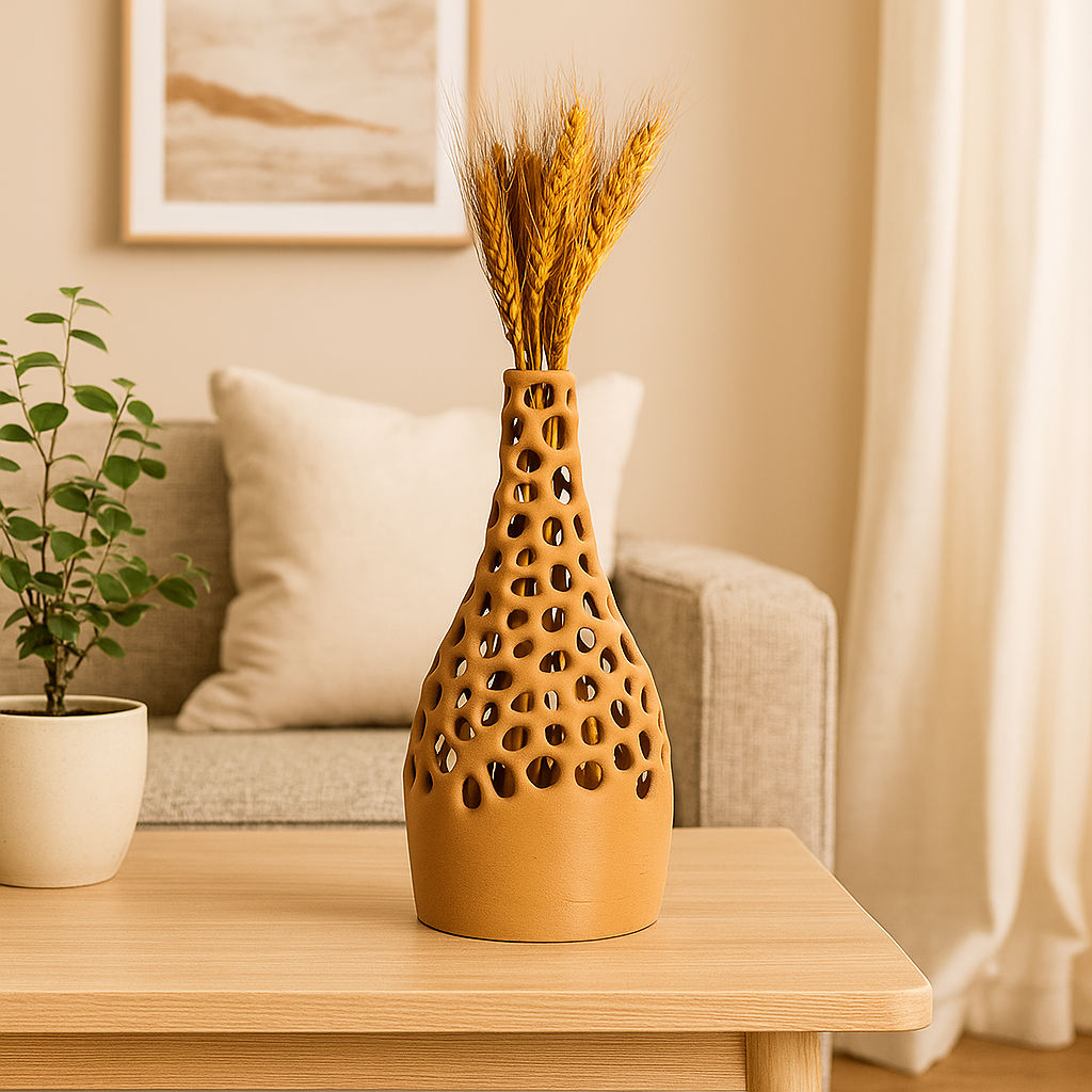 Jarrón VORONOI de diseño sostenible en PLA imagen 8