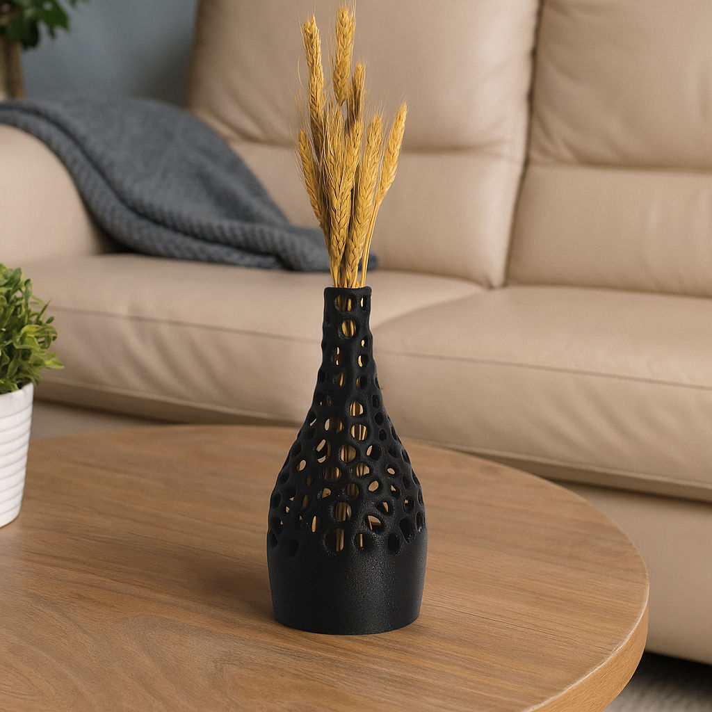 Jarrón VORONOI de diseño sostenible en PLA imagen 7