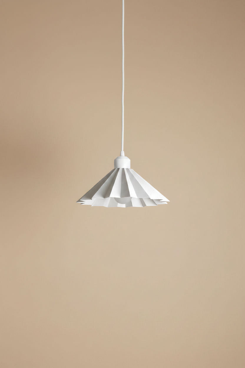 Lámpara colgante LILI de Iberic Deco con cable blanco