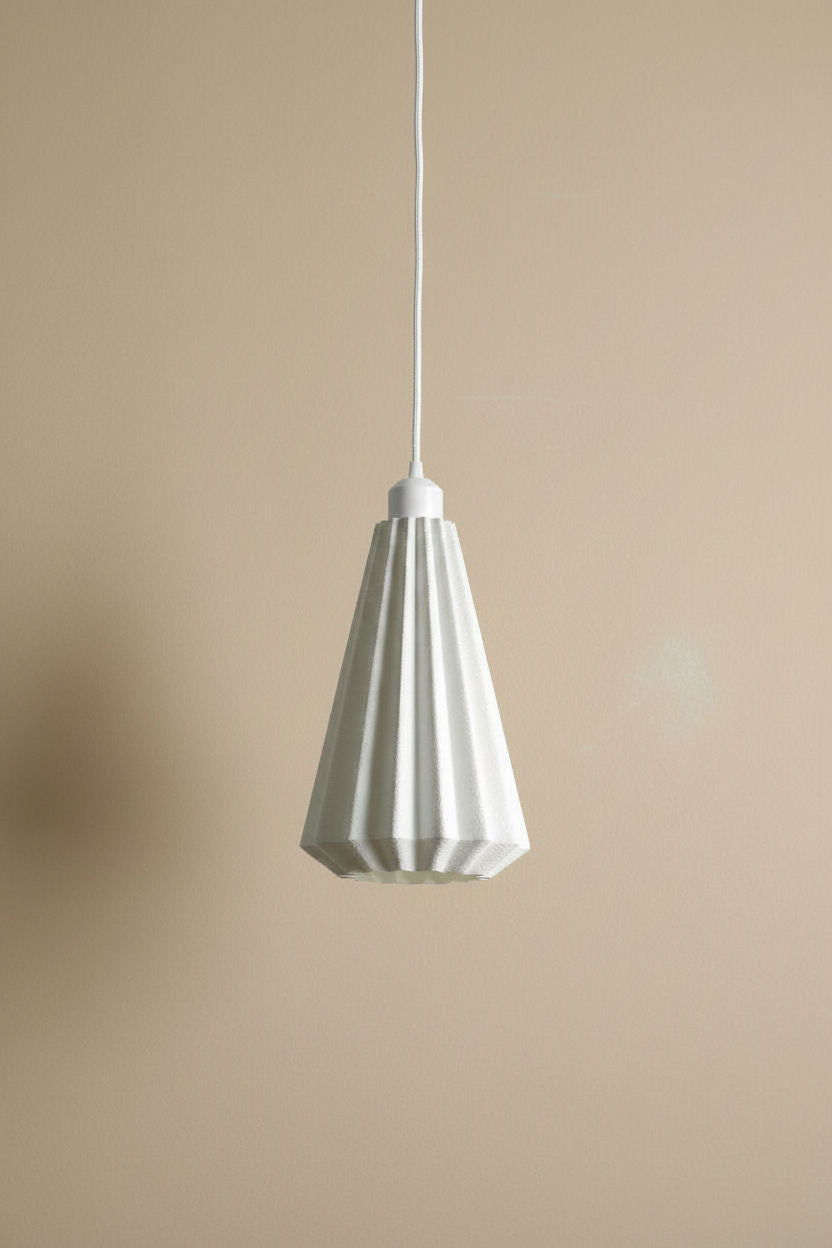 Lámpara colgante LINDOR de Iberic Deco con cable blanco