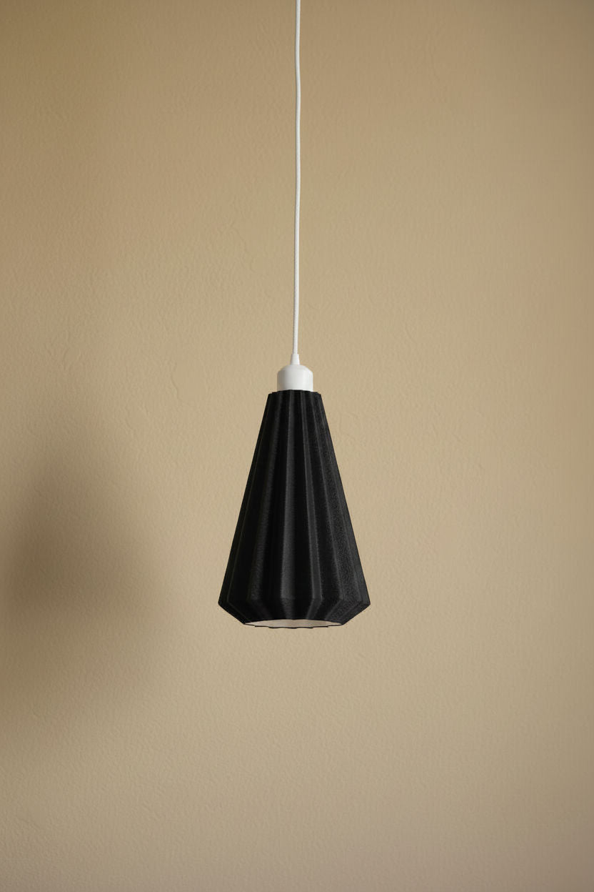 Lámpara colgante LINDOR de Iberic Deco con cable blanco