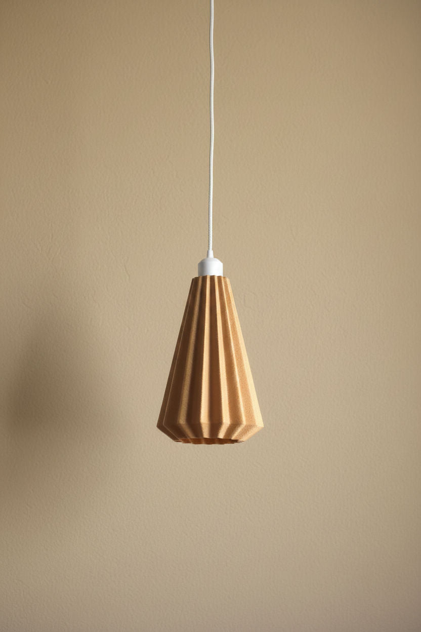 Lámpara colgante LINDOR de Iberic Deco con cable blanco