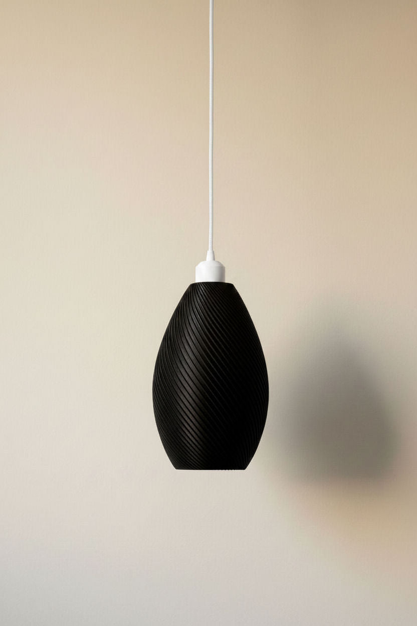 Lámpara colgante PAVAL de Iberic Deco con cable blanco