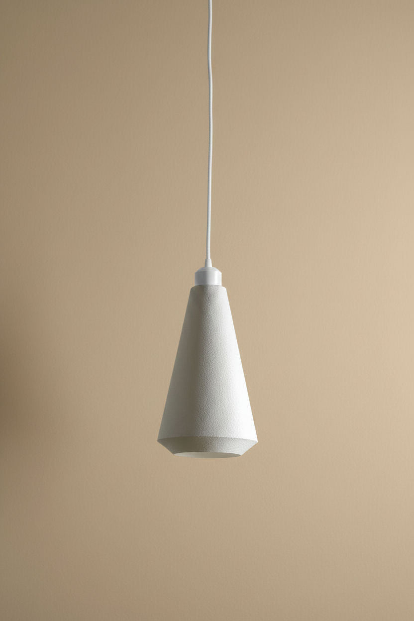 Lámpara colgante RUMA de Iberic Deco con cable blanco
