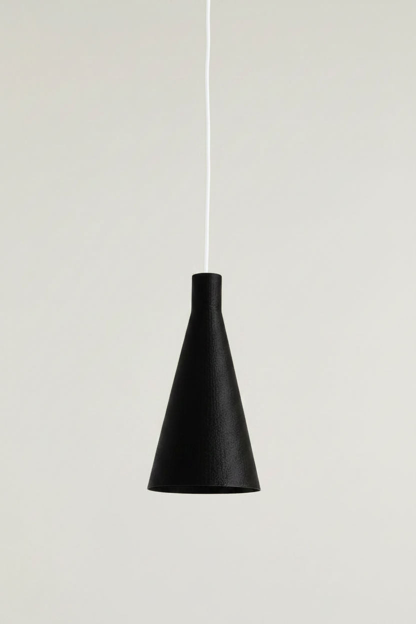 Lámpara colgante SHU de Iberic Deco con cable blanco