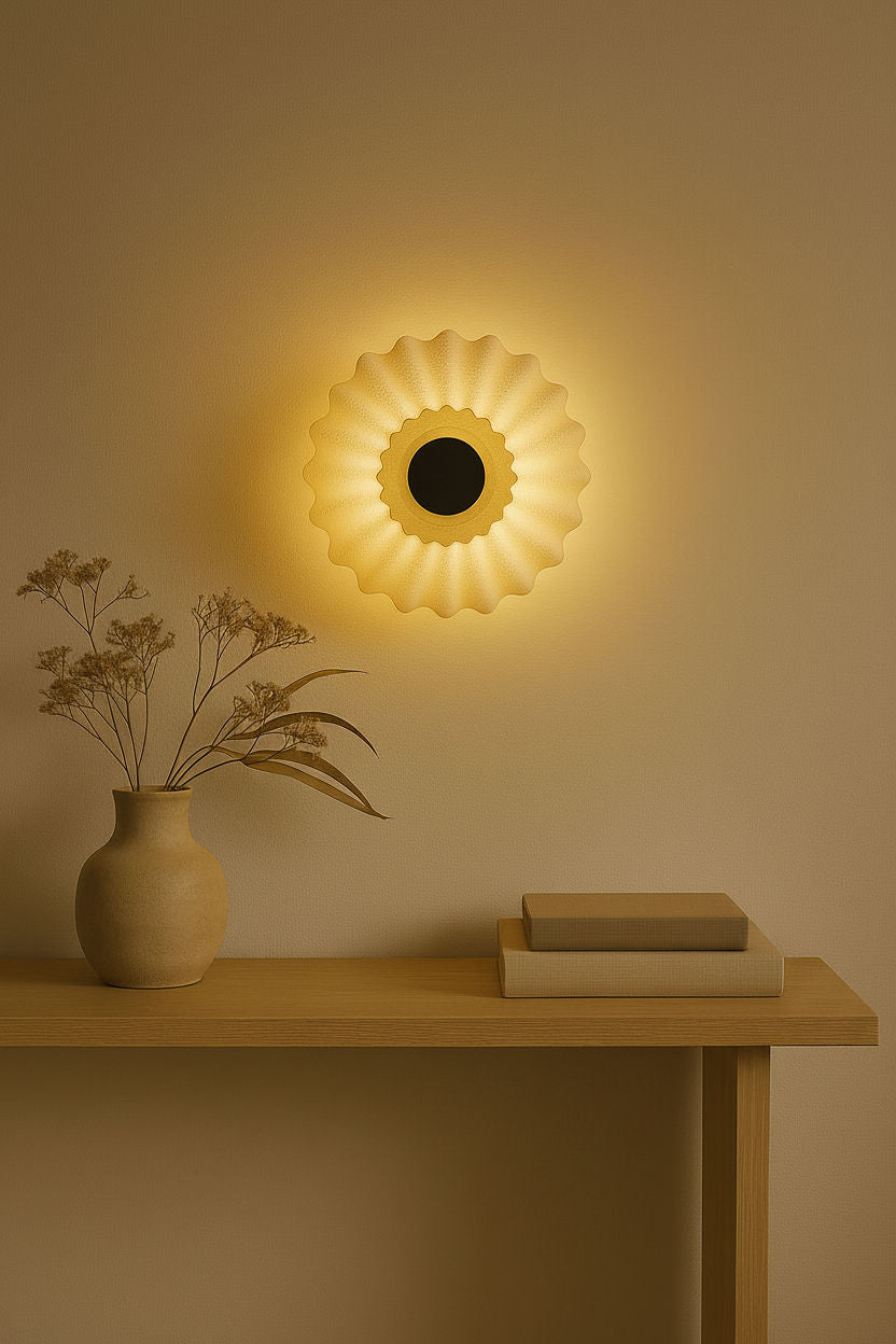 Aplique de pared BARI blanco encendido - Iberic Deco