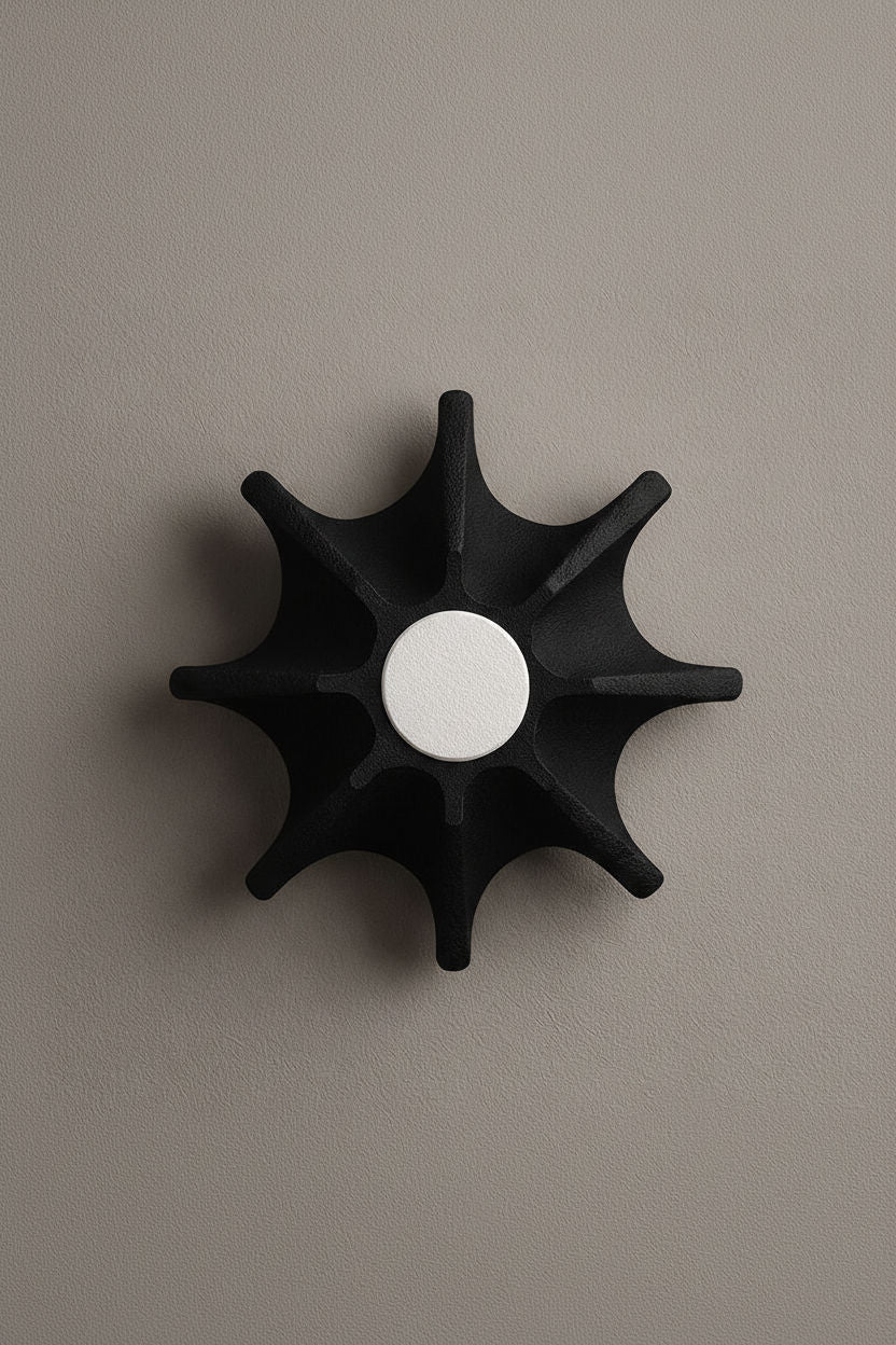 Aplique de pared OANI negro - Iberic Deco
