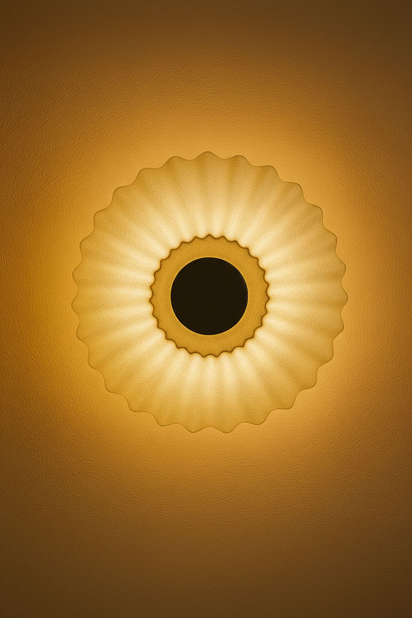 Aplique de pared RIVO blanco encendido - Iberic Deco