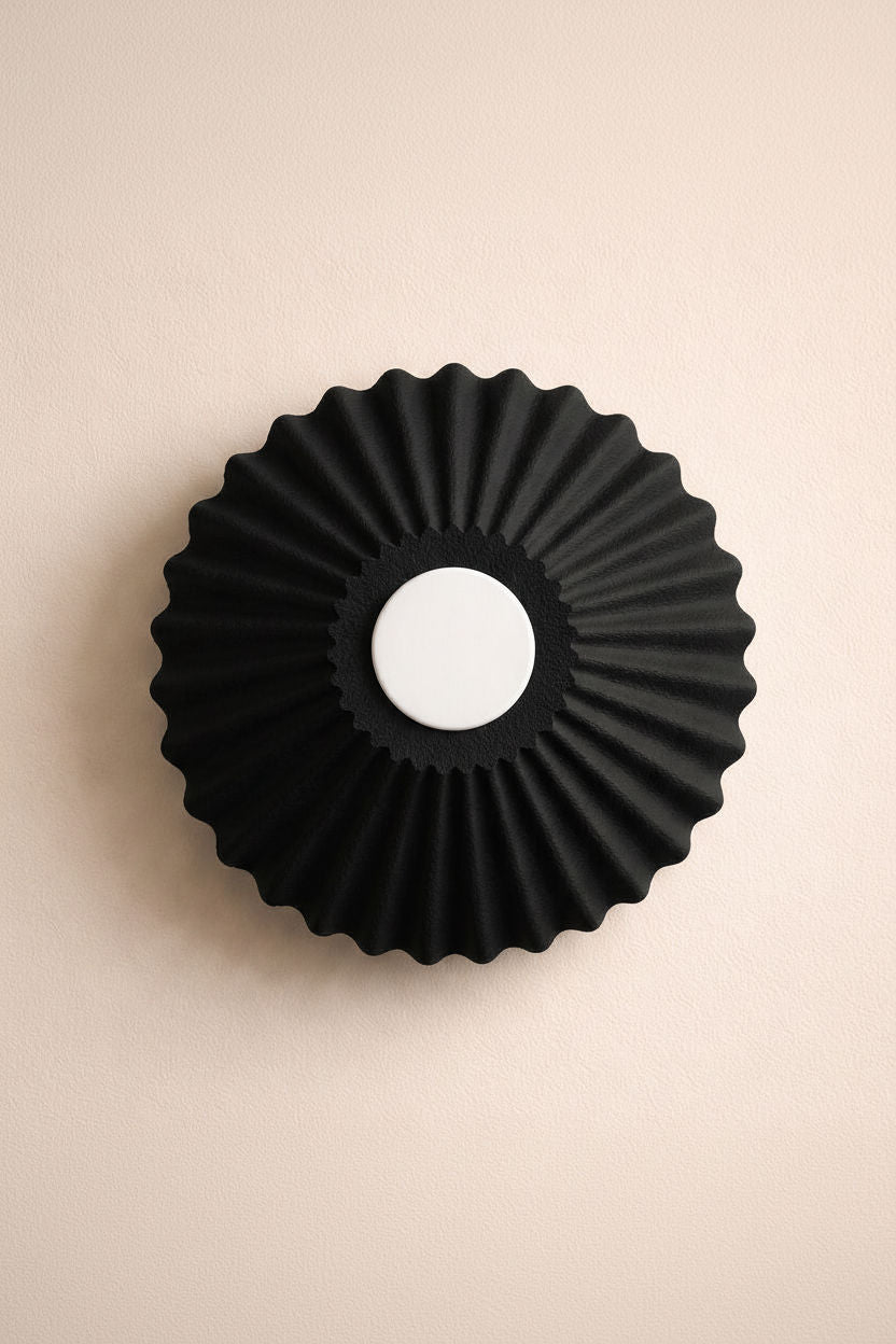 Aplique de pared RIVO negro - Iberic Deco