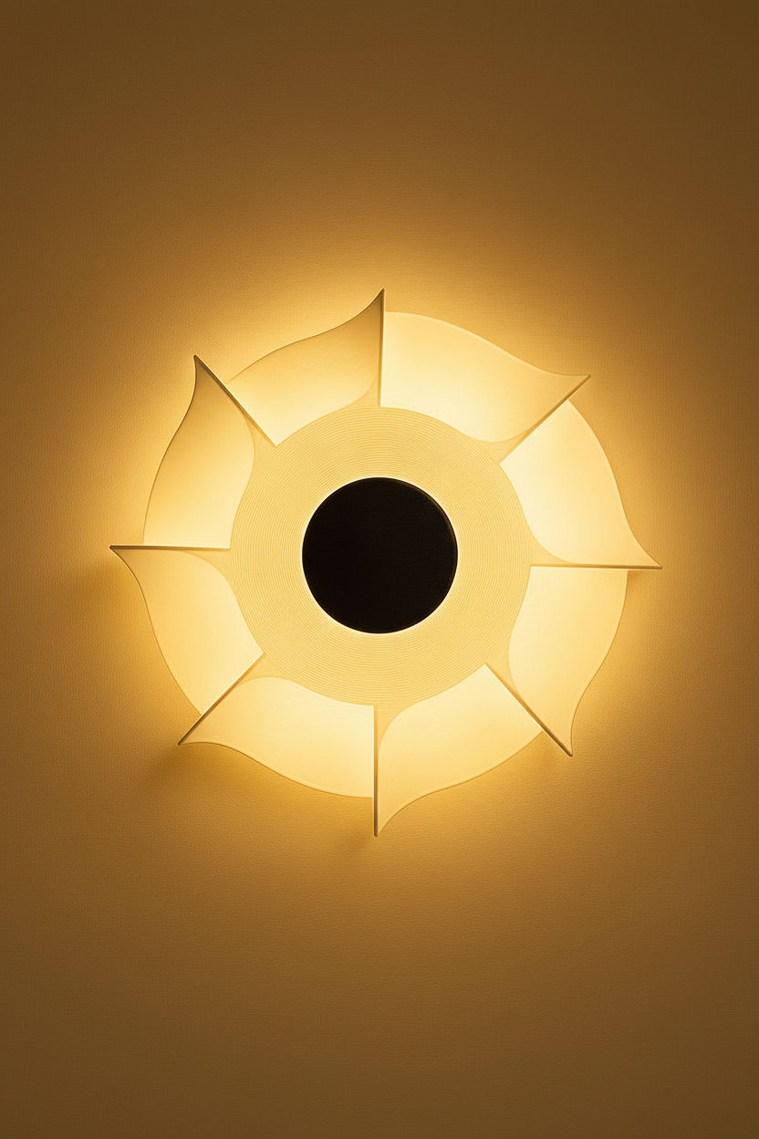 Aplique de pared RUMIO blanco encendido - Iberic Deco