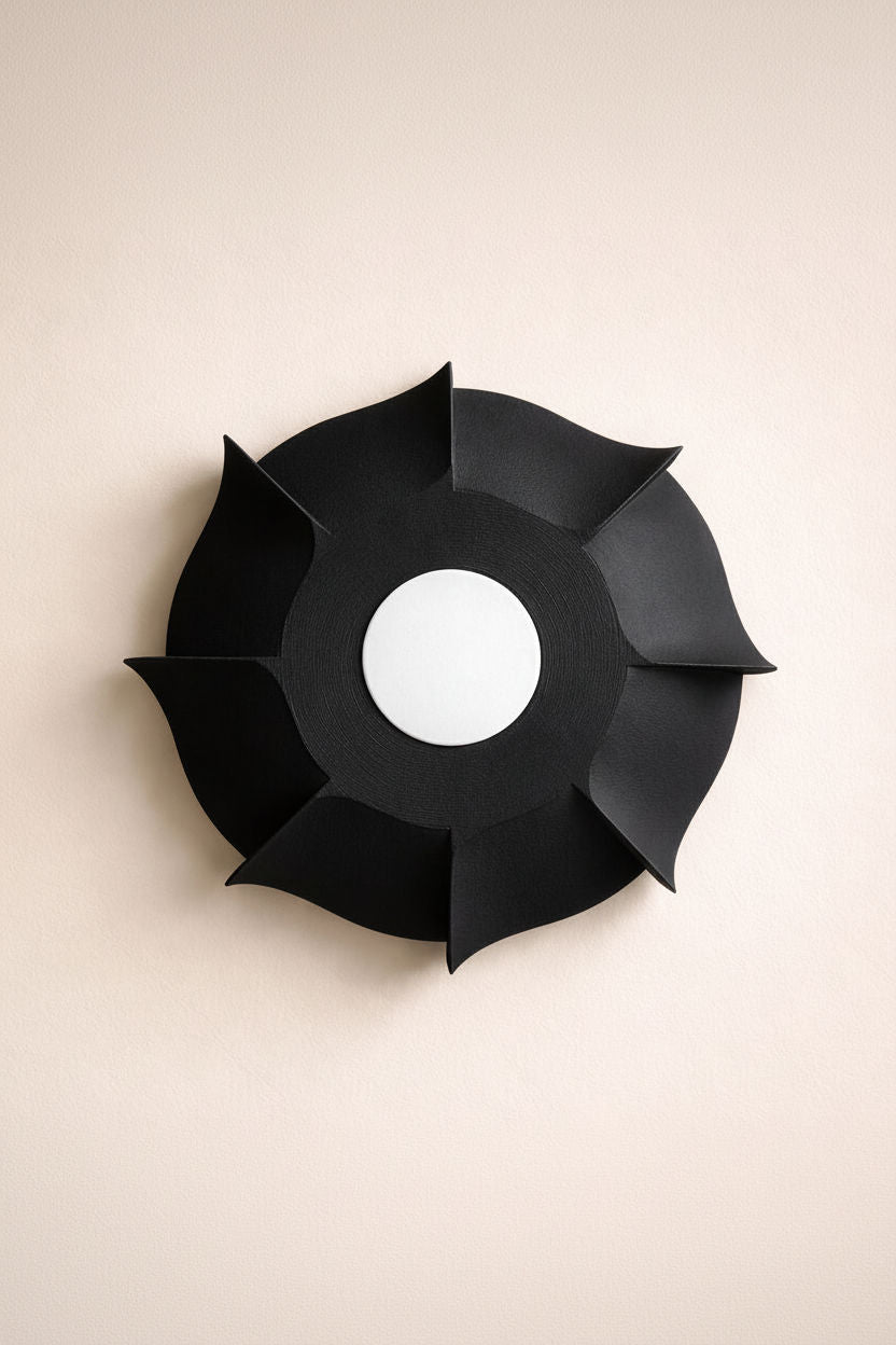 Aplique de pared RUMIO negro - Iberic Deco