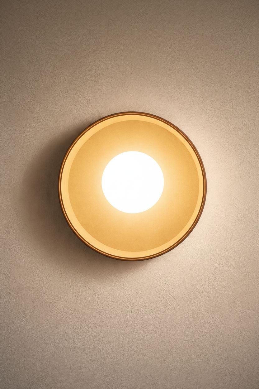 Aplique de pared SILO beige encendido - Iberic Deco