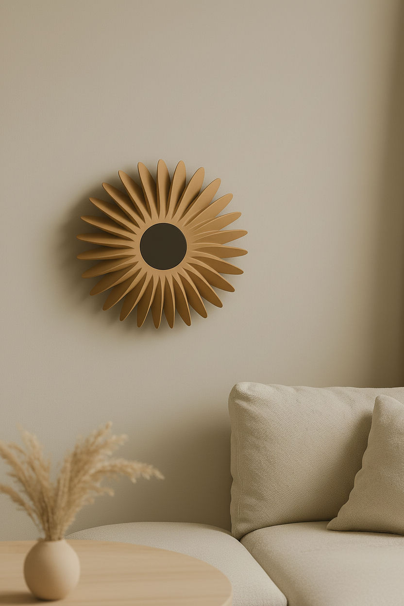 Aplique de pared VETREL beige en el salón - Iberic Deco