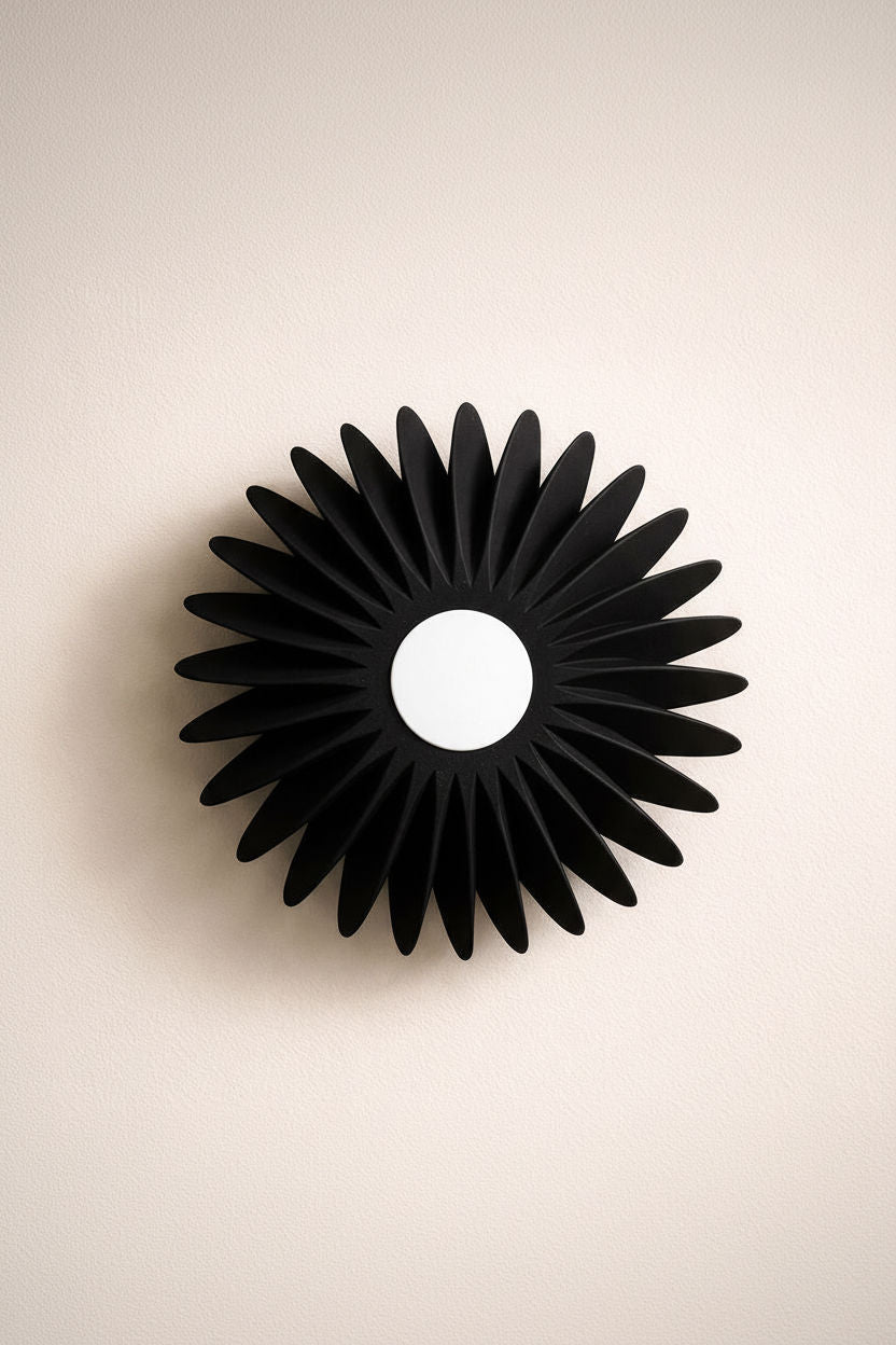 Aplique de pared VETREL negro - Iberic Deco