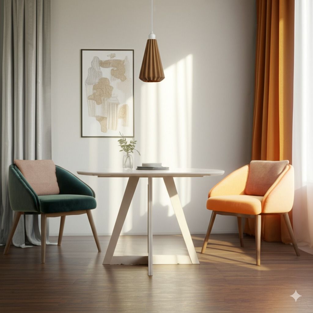Lámpara colgante LINDOR en PLA de Iberic Deco en ambiente de salón o comedor