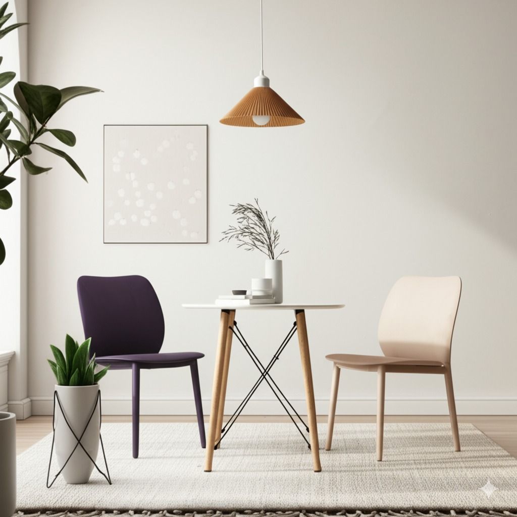 Lámpara colgante COLT en PLA de Iberic Deco en ambiente de salón o comedor