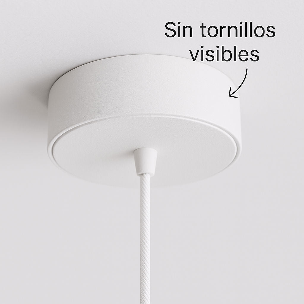 Florón blanco para lámpara colgante SHU