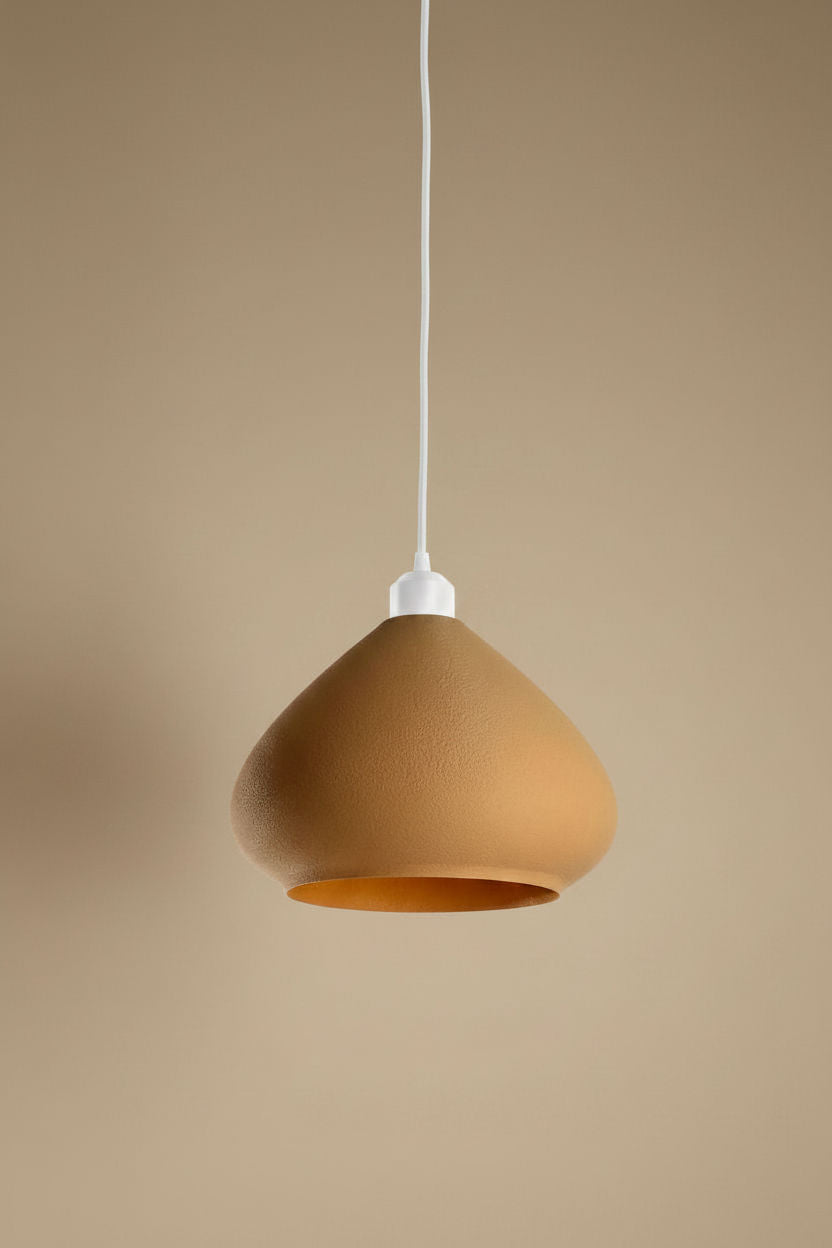 Lámpara colgante GOKAI de Iberic Deco con cable blanco