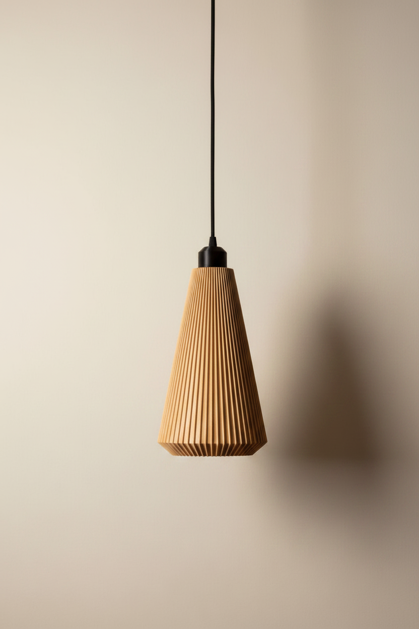 Lámpara colgante KAI en PLA Iberic Deco