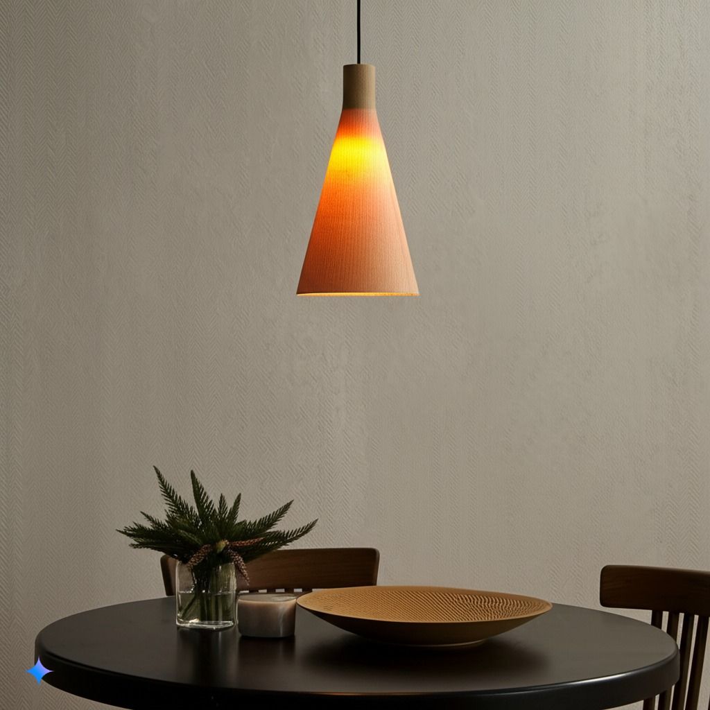 Lámpara SHU para salón comedor con luz ambiental