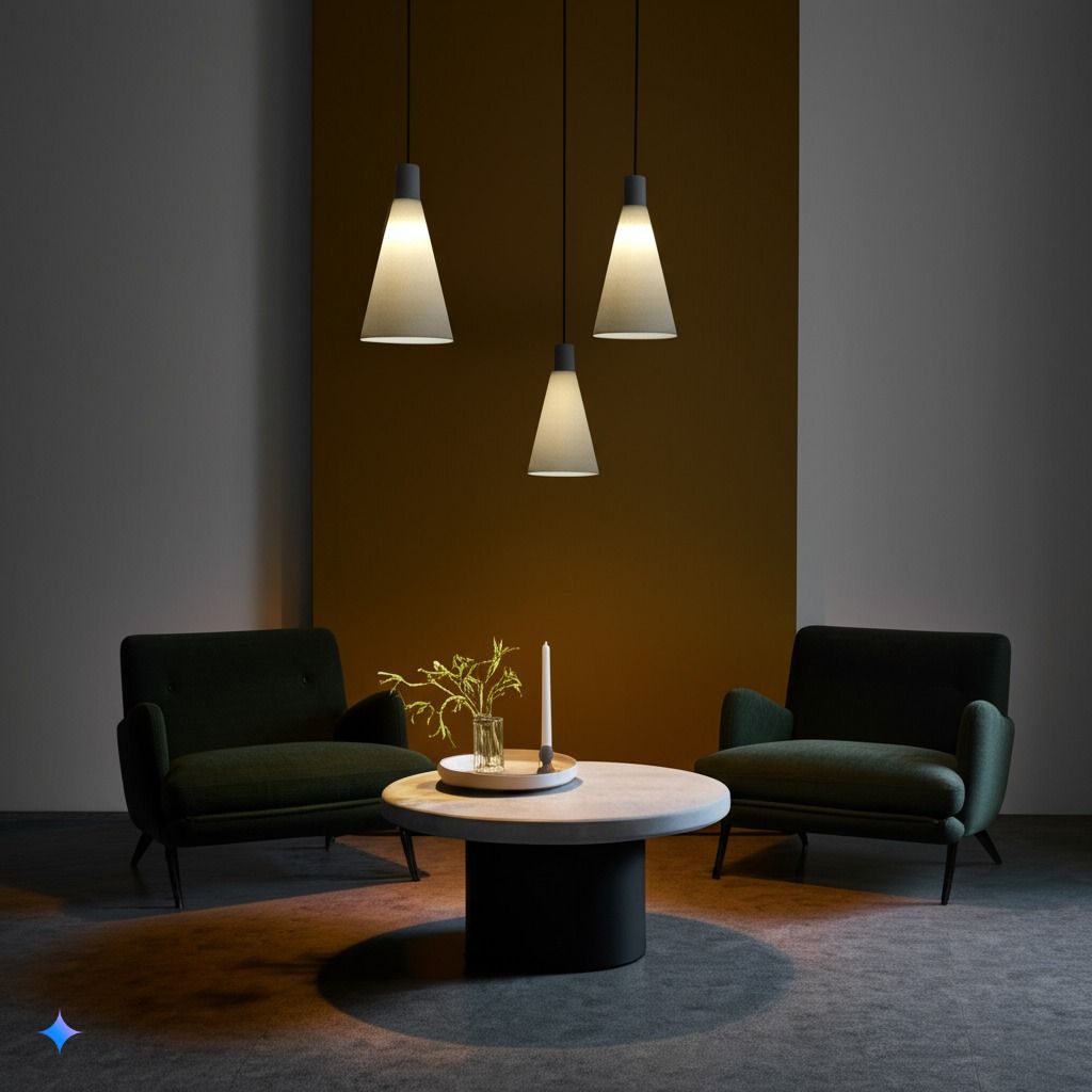 Lámpara SHU en ambiente interior premium