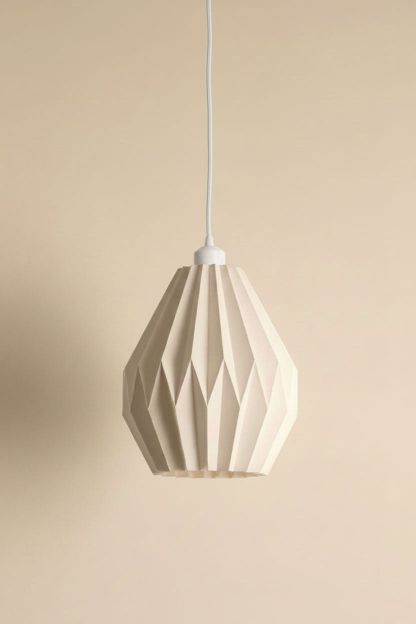 Lámpara colgante NARLU de Iberic Deco con cable blanco